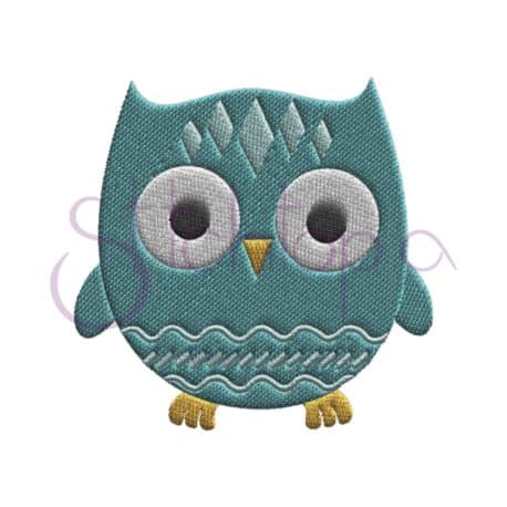 Stitchtopia Forest Owl Embroidery Design