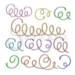 Hailey Embroidery Font  Bundle 1-4 & 10 Accents Large - Image 6
