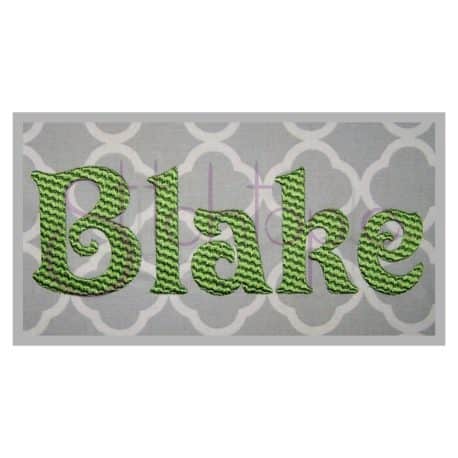 Baroque Embroidery Monogram Large - 3.5