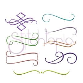 Grace Embroidery Accent Set 17-24