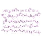 Grace Embroidery Font #6 - 1" 1.5" 2" 2.5" 3" 4" - Image 2