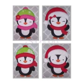 Penguin Applique Design Set