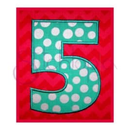 Space Applique Numbers – 2″ 3″ 4″ 5″ 6″ 7″ – Star Wars Font