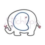 Elephant Applique Design - Image 2