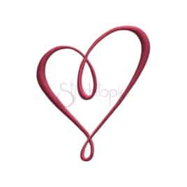 Loopy Heart Embroidery Design