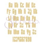 Modern Monogram Font Set - 3", 4", 5", 6", 7" - Image 2