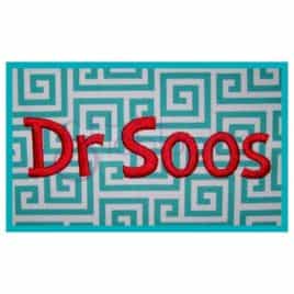 Dr Soos Embroidery Font Set – .5″, 1″, 1.5″, 2″