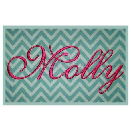 Molly Embroidery Font Set - 1