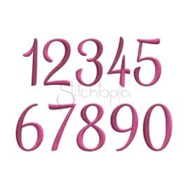 Hailey Numbers Set – 3 sizes LARGE