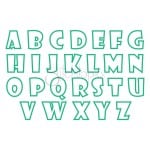 School Applique Monogram Set - 5", 6", 7" - Image 2