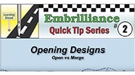 machine embroidery help facebook groups embrilliance quick tip open vs merge