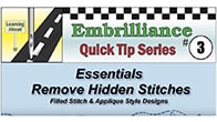 machine embroidery help facebook groups embrilliance quick tip remove hidden stitches