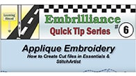 machine embroidery help facebook groups embrilliance quick tip create applique cut file