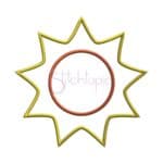 Sunshine Circle Applique Frame - Image 2
