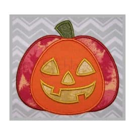 Halloween Jack O’Lantern Applique Design