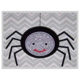 Halloween Spider Applique Design