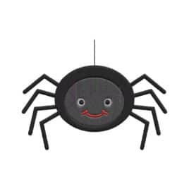 Halloween Spider Embroidery Design