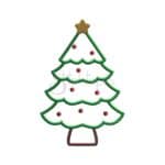 Christmas Tree Applique Design - Image 2