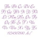Paris Embroidery Font Set - 1", 1.5," 2", 2.5", 3" - Image 2