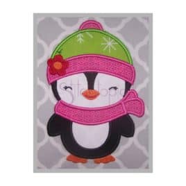 Penguin Applique Design – Girl