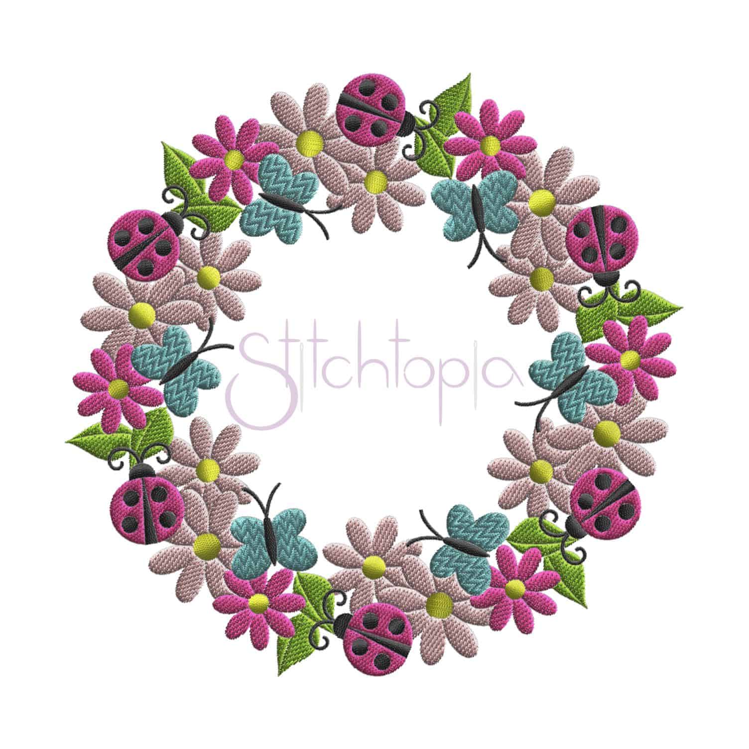 Spring Filled Embroidery Frame - Stitchtopia