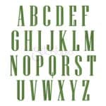 Engraved Filled Embroidery Monogram Font 2" 2.5" 3" 3.5" 4" - Image 2