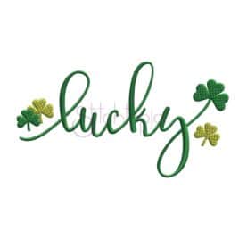 Lucky Embroidery Design