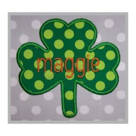 Shamrock Applique Design #2