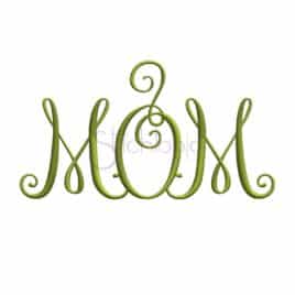 Mom Embroidery Design