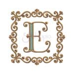 machine embroidery victorian square frame