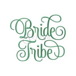 Bride Tribe Embroidery Design
