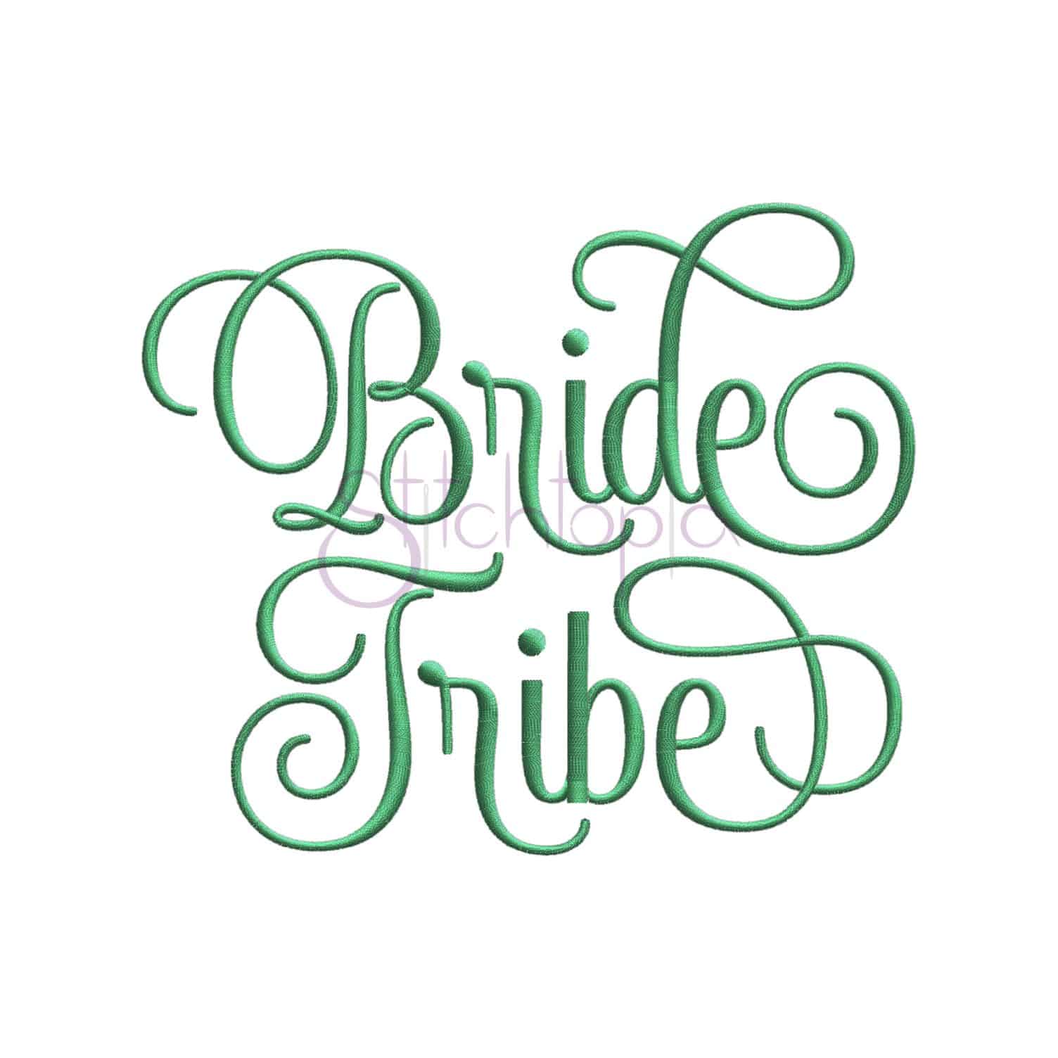 Bride Tribe Embroidery Design