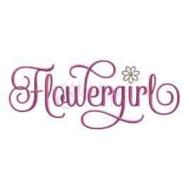 Bridal – Flowergirl Embroidery Design