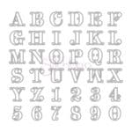 Formal Applique Monogram Alphabet instant download | Stitchtopia