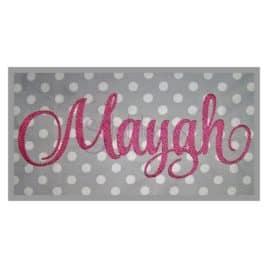 Mayah Embroidery Font #2 – 4″ 4.5″ 5″ 5.5″ 6″ – Style Script Font