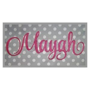 Mayah Embroidery Font #2 - .5