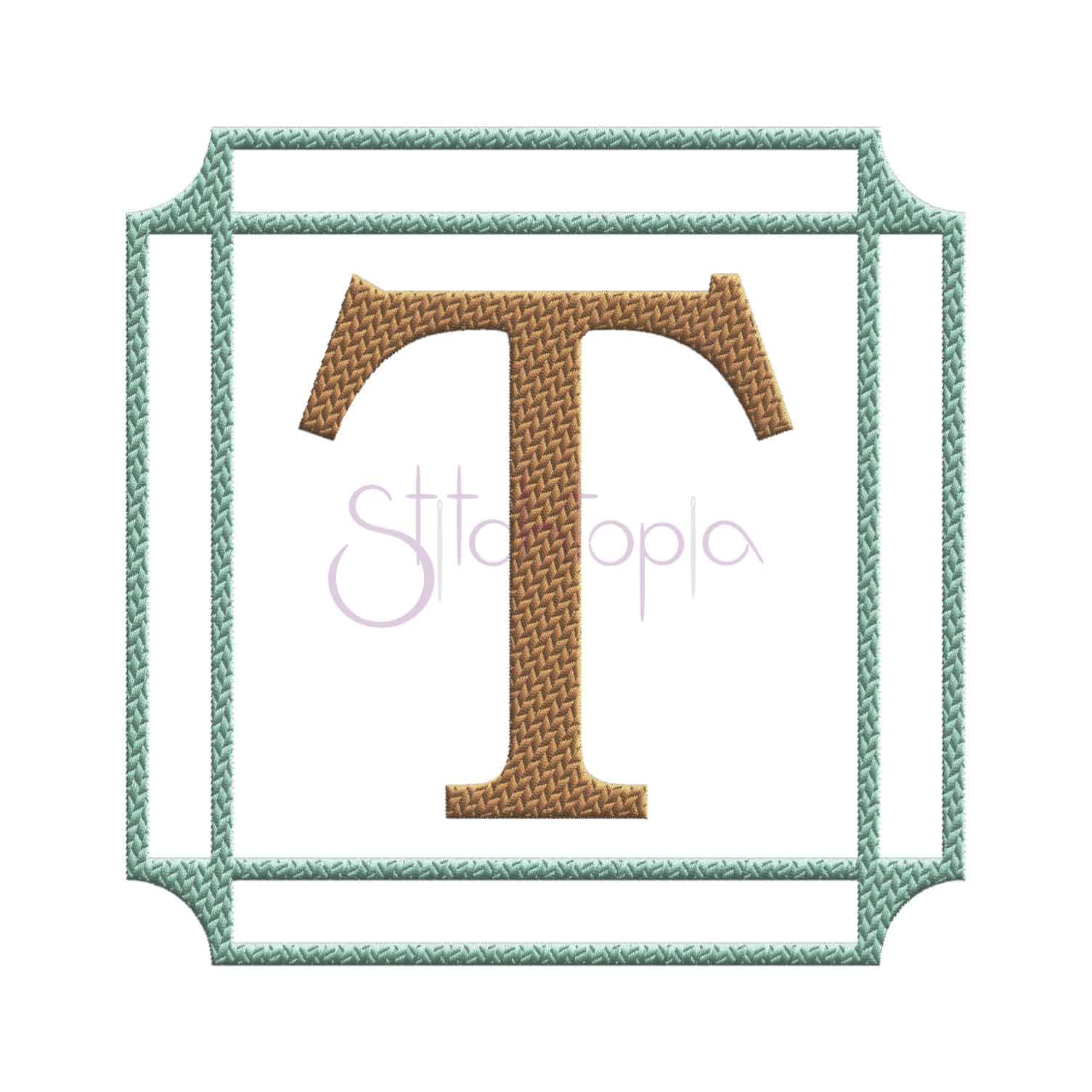 machine embroidery square frame simple
