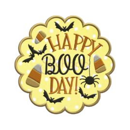Happy Boo Day Applique Design