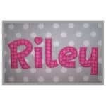 riley machine applique font