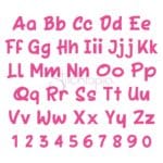 Riley Embroidery Font - .5" 1" 1.5" 2" 2.5" 3" - Image 2