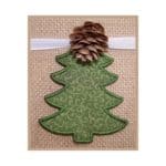 In the Hoop Christmas Tree Gift Tag