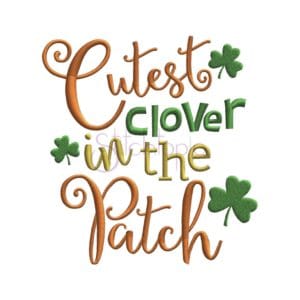 St Patrick's Day Machine Embroidery Design