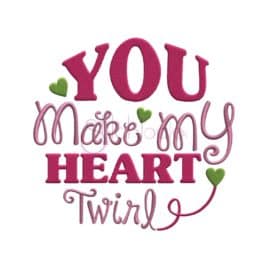 valentine's day machine embroidery design