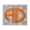 Oval 2-Letter Monogram Font - Small - 5 Sizes