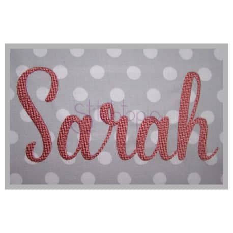 Sarah Embroidery Font #1 - 3.5