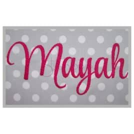 Mayah 1 embroidery font