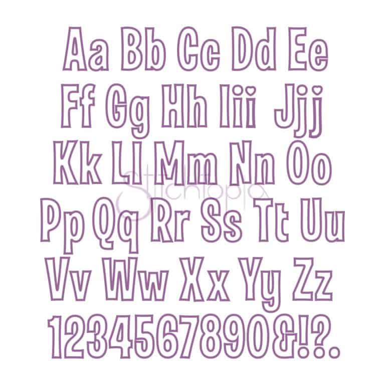 Prince Louis Applique Font - 2