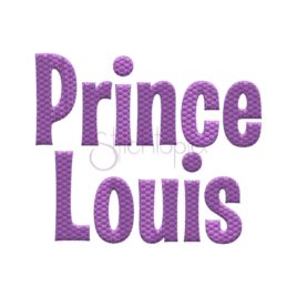 Prince Louis Embroidery Font – .5″ 1″ 1.5″ 2″ 2.5″ 3″