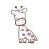baby giraffe machine applique design