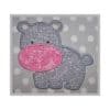 hippo machine applique design